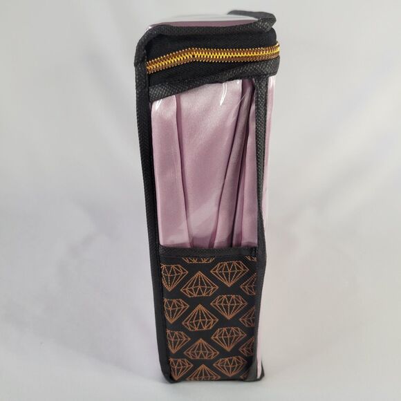 Juicy Couture Pastel Pink Satin 4pc QUEEN Sheets Set Easy Care Sleek Smooth Soft - Picture 7 of 13